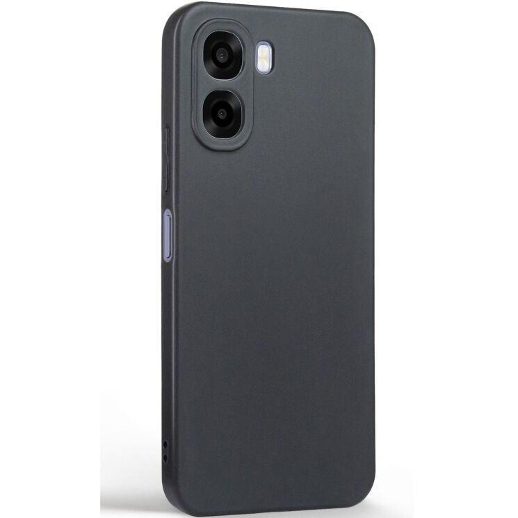 Силиконовый (TPU) чехол ArmorStandart Matte Slim Fit для OPPO A6x - Black: фото 2 из 5