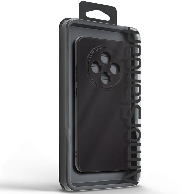 Силіконовий (TPU) чохол ArmorStandart Matte Slim Fit для OPPO Reno 12 F/FS - Black: фото 2 з 5