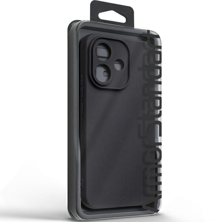Силиконовый (TPU) чехол ArmorStandart Matte Slim Fit для Xiaomi Redmi Note 17 Pro - Black (429547B) Силиконовый (TPU) чехол ArmorStandart Matte Slim Fit для Xiaomi Redmi Note 17 Pro - Black: фото 3 из 5