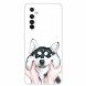 Силиконовый (TPU) чехол Deexe Life Style для Realme 6 / 6s - Dog (266310H). Фото 1 из 2