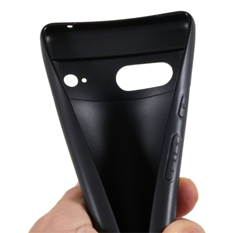 Силиконовый (TPU) чехол Deexe Matte Case для Google Pixel 7 - Black: фото 7 из 7