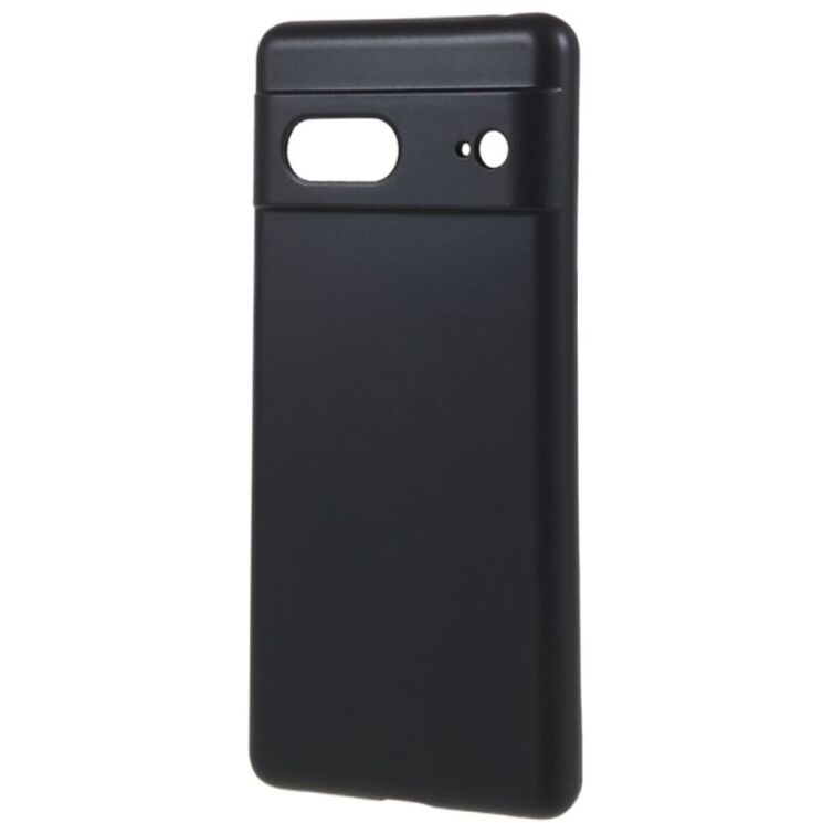 Силиконовый (TPU) чехол Deexe Matte Case для Google Pixel 7 - Black: фото 3 из 7