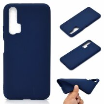 Силиконовый (TPU) чехол Deexe Matte Case для Huawei Honor 20 Pro - Blue: фото 1 из 7