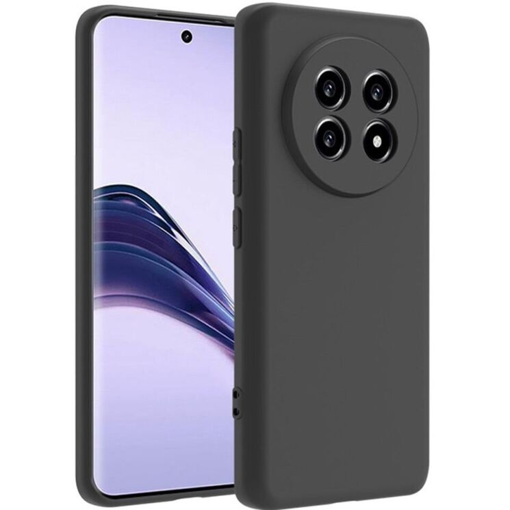 Силиконовый (TPU) чехол Deexe Matte Case для Realme 13 Pro / 13 Pro Plus - Black: фото 1 из 4