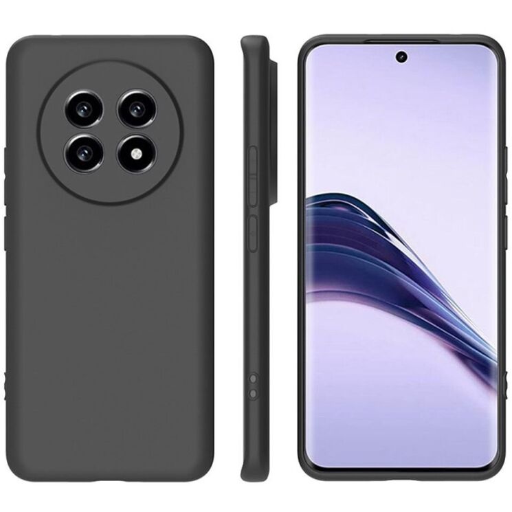 Силиконовый (TPU) чехол Deexe Matte Case для Realme 13 Pro / 13 Pro Plus - Black: фото 4 из 4