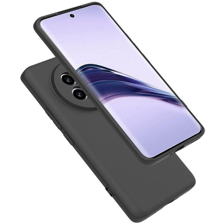 Силиконовый (TPU) чехол Deexe Matte Case для Realme 13 Pro / 13 Pro Plus - Black: фото 2 из 4
