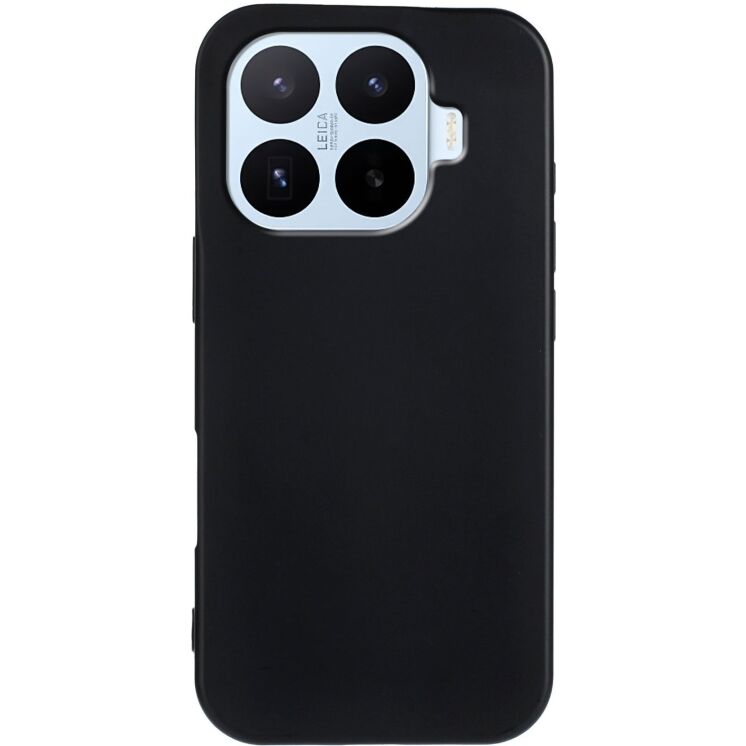 Силиконовый (TPU) чехол Deexe Matte Case для Xiaomi 17T Pro - Black (422354B) Силиконовый (TPU) чехол Deexe Matte Case для Xiaomi 17T Pro - Black: фото 4 из 7