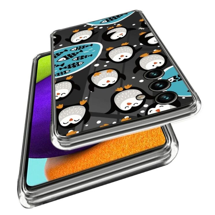 Силиконовый (TPU) чехол Deexe Pretty Glossy для Samsung Galaxy A05s (A057) - Penguin: фото 2 из 3