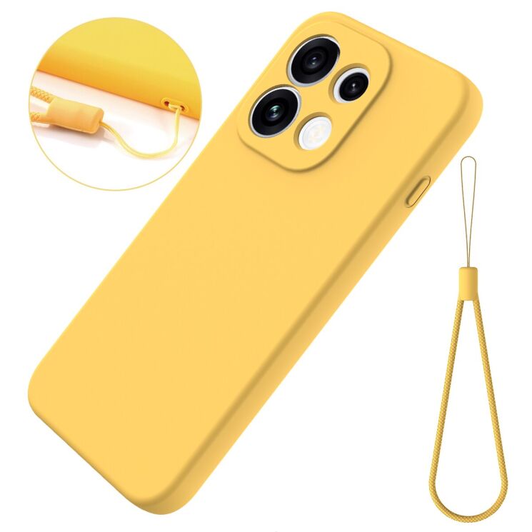 Силиконовый (TPU) чехол Deexe Silicone Case для OPPO Reno 16 F/FS - Green: фото 8 из 9