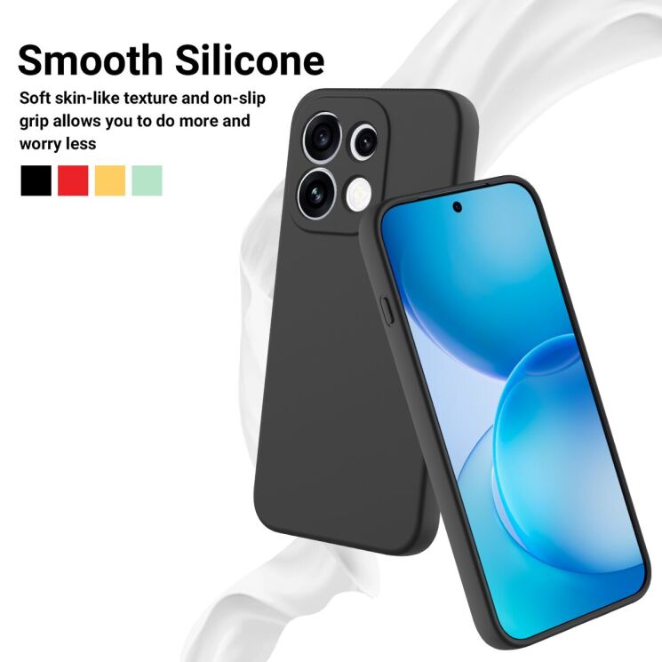 Силиконовый (TPU) чехол Deexe Silicone Case для OPPO Reno 16 F/FS - Green: фото 4 из 9