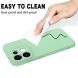 Силиконовый (TPU) чехол Deexe Silicone Case для OPPO Reno 16 F/FS - Green (413420G). Фото 9 из 9