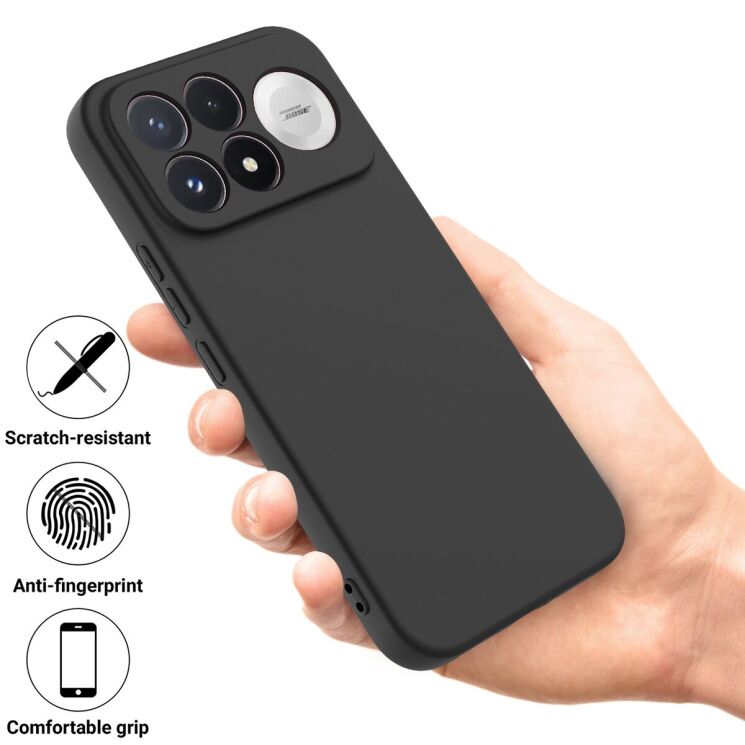 Силиконовый (TPU) чехол Deexe Silicone Case для Xiaomi Poco F9 Pro - Black: фото 3 из 9
