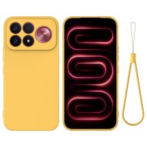 Силіконовий (TPU) чохол Deexe Silicone Case для Xiaomi Poco F9 Ultra - Yellow: фото 1 з 9