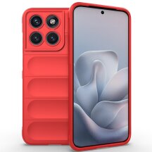 Силиконовый (TPU) чехол Deexe Terra Case для Motorola Edge 70 Fusion - Red: фото 1 из 6