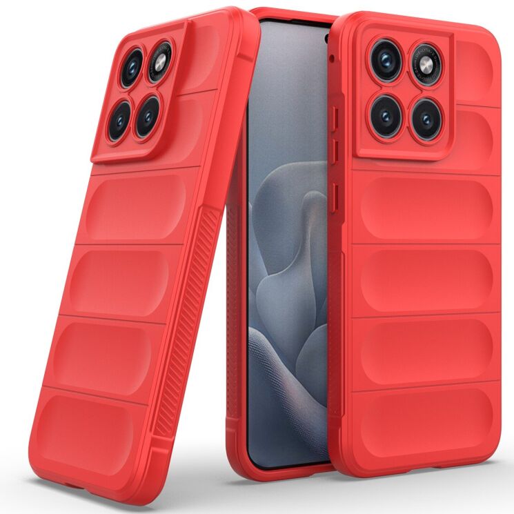 Силиконовый (TPU) чехол Deexe Terra Case для Motorola Edge 70 Fusion - Red: фото 2 из 6
