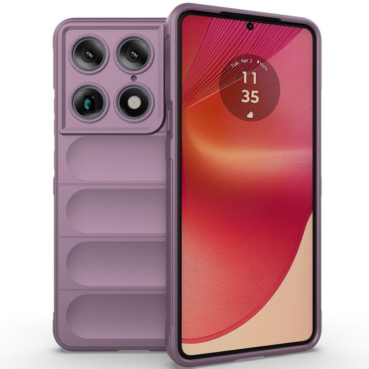 Силиконовый (TPU) чехол Deexe Terra Case для Motorola Signature - Light Purple: фото 1 из 5
