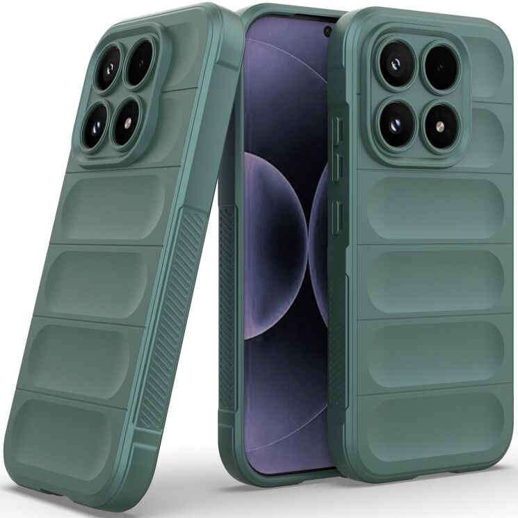 Силиконовый (TPU) чехол Deexe Terra Case для Xiaomi 17 - Green: фото 2 из 7