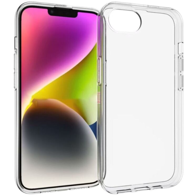 Силиконовый (TPU) чехол Deexe UltraThin для Apple iPhone 16e - Transparent: фото 1 из 5