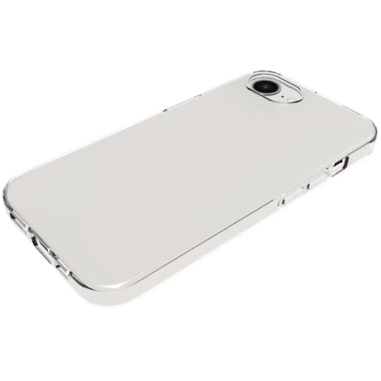 Силиконовый (TPU) чехол Deexe UltraThin для Apple iPhone 16e - Transparent: фото 3 из 5