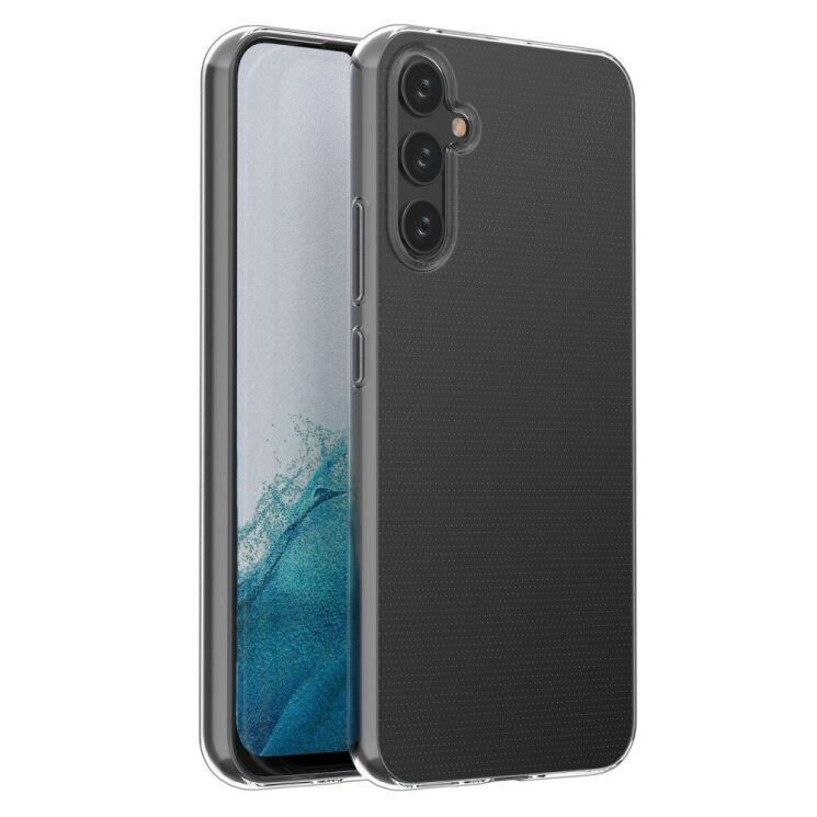 Силиконовый (TPU) чехол Deexe UltraThin для Samsung Galaxy A34 (A346) - Transparent: фото 7 из 8