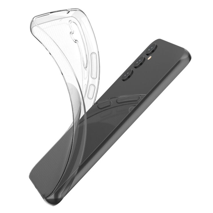 Силиконовый (TPU) чехол Deexe UltraThin для Samsung Galaxy A34 (A346) - Transparent: фото 4 из 8