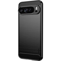 Силиконовый (TPU) чехол MOFI Carbon Fiber для Google Pixel 9 Pro - Black: фото 1 из 10