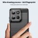 Силиконовый (TPU) чехол MOFI Carbon Fiber для Motorola Moto G15 - Black (372632B). Фото 7 из 9