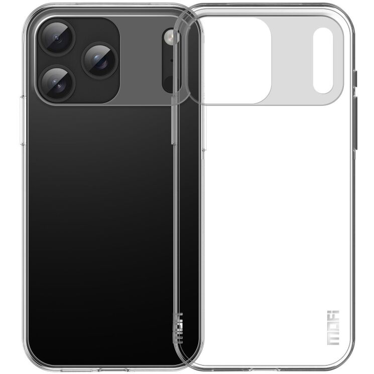 Силіконовий (TPU) чохол MOFI Thin Guard для Apple iPhone 17 Pro Max - Transparent: фото 1 з 10