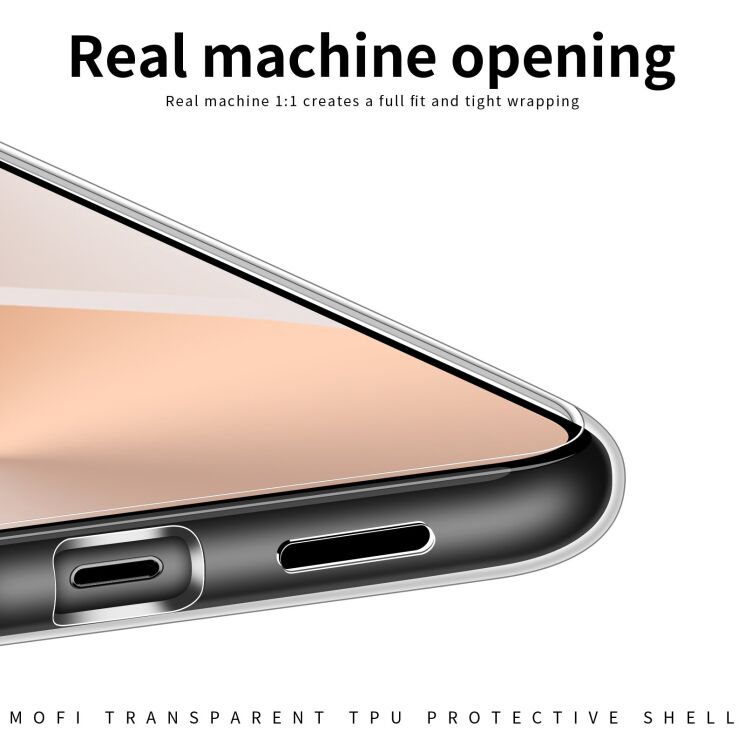Силиконовый (TPU) чехол MOFI Thin Guard для Samsung Galaxy S26 - Transparent: фото 7 из 9