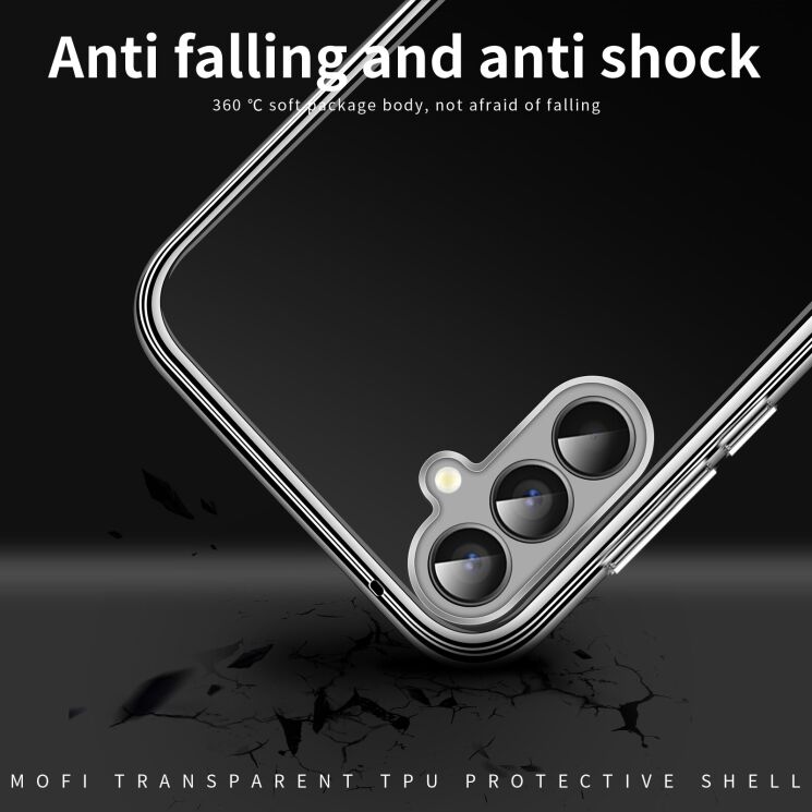 Силиконовый (TPU) чехол MOFI Thin Guard для Samsung Galaxy S26 - Transparent: фото 8 из 9