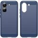 Силиконовый (TPU) чехол UniCase Carbon для Xiaomi Poco X8 Pro - Blue (409046L). Фото 2 из 8
