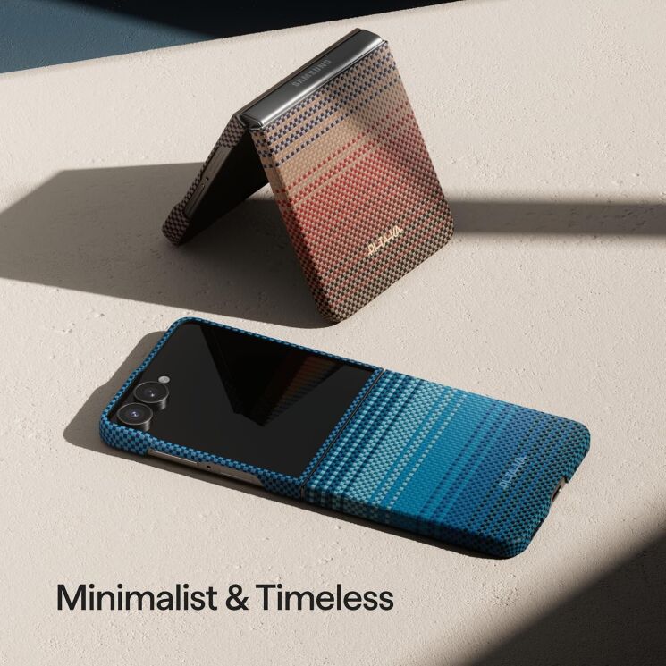 Ультратонкий чехол Pitaka Edge Case (FF) для Samsung Galaxy Flip 8 (FMFLIP8) - Moonrise: фото 16 из 16