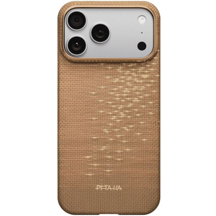 Ультратонкий чохол Pitaka Ultra-Slim Case для iPhone 17 Pro (KI1705AG) - Golden Glint: фото 1 з 11