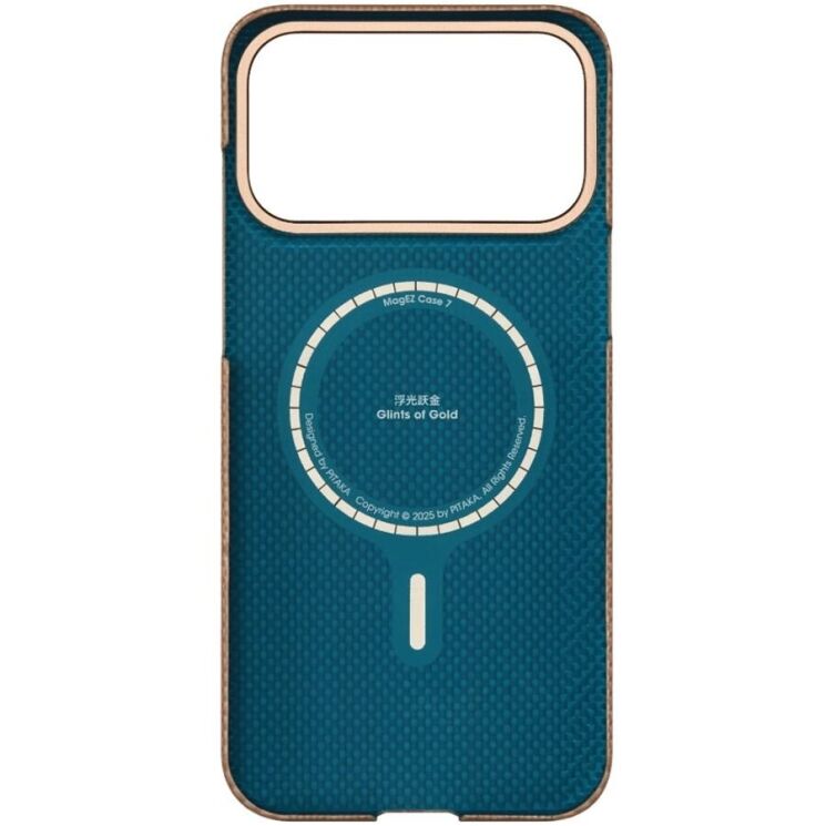 Ультратонкий чохол Pitaka Ultra-Slim Case для iPhone 17 Pro (KI1705AG) - Golden Glint: фото 2 з 11