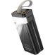 Внешний аккумулятор Hoco DB58 Plentiful 22.5W (30000mAh) + кабель Type-C+Lightning+MicroUSB+USB - Black (995779B). Фото 4 из 7