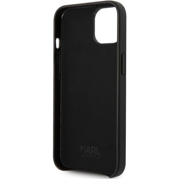 Защитный чехол Karl Lagerfeld Leather Perforated Logo для Apple iPhone 14 Plus - Black: фото 7 из 8