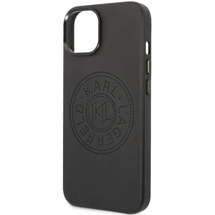 Защитный чехол Karl Lagerfeld Leather Perforated Logo для Apple iPhone 14 Plus - Black: фото 6 из 8