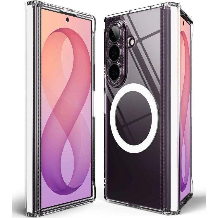 Защитный чехол Ringke Fusion Flap Magnetic для Samsung Galaxy Fold 8 Ultra (8800328819320) - Clear (424105C) Защитный чехол Ringke Fusion Flap Magnetic для Samsung Galaxy Fold 8 Ultra (8800328819320) - Clear: фото 1 из 22