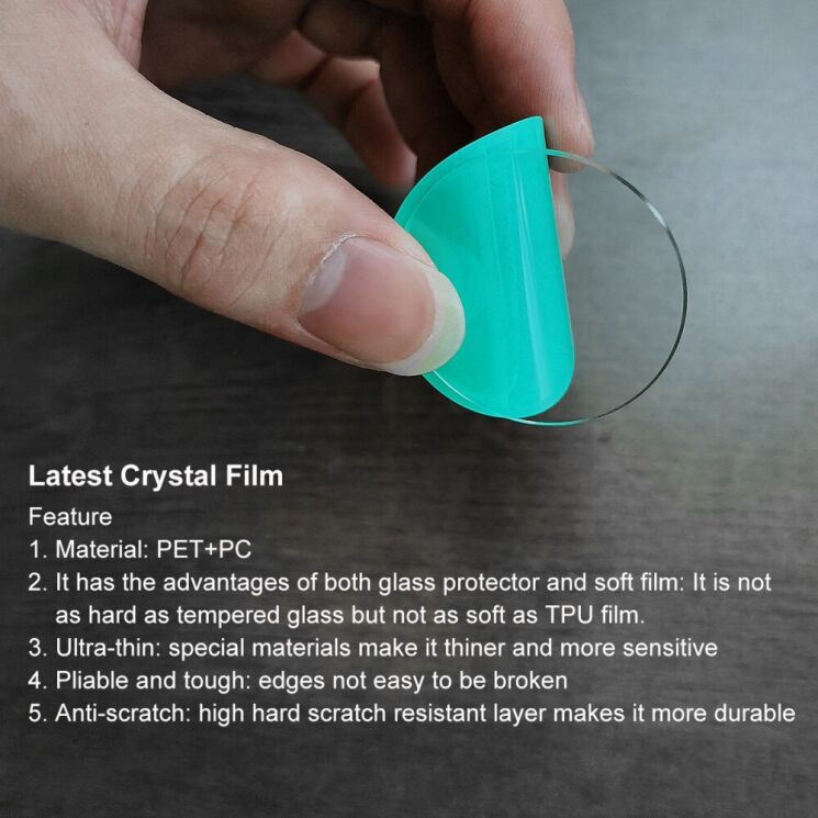 Захисна плівка HAT PRINCE Crystal Lens для Samsung Galaxy Watch 4 (40mm): фото 2 з 6