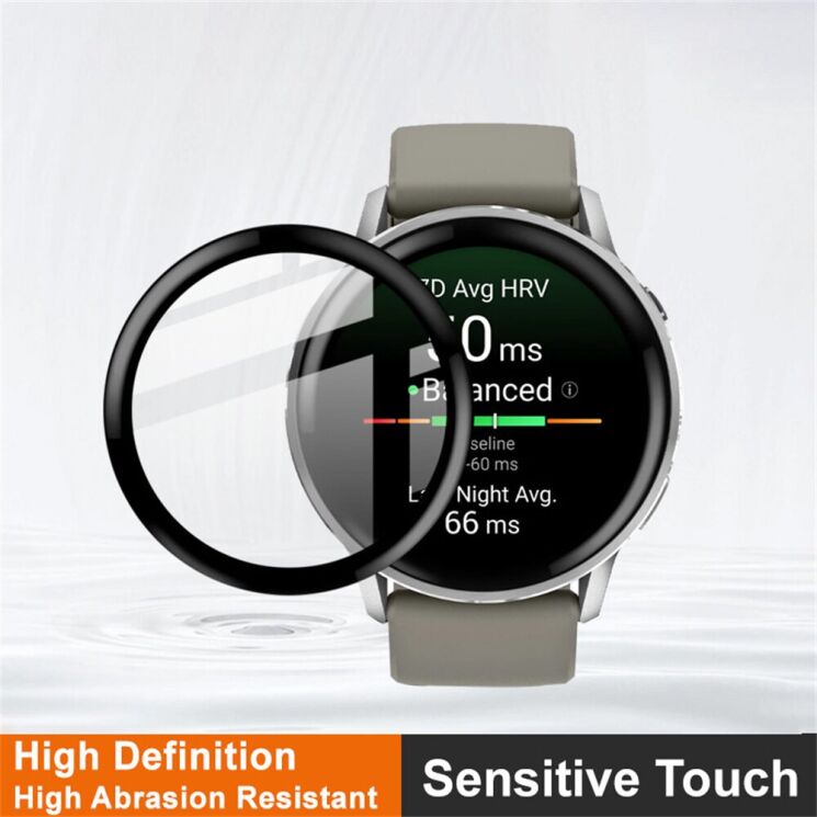Захисна плівка IMAK Watch Film для Garmin Venu 4 (45mm) - Black: фото 4 з 7