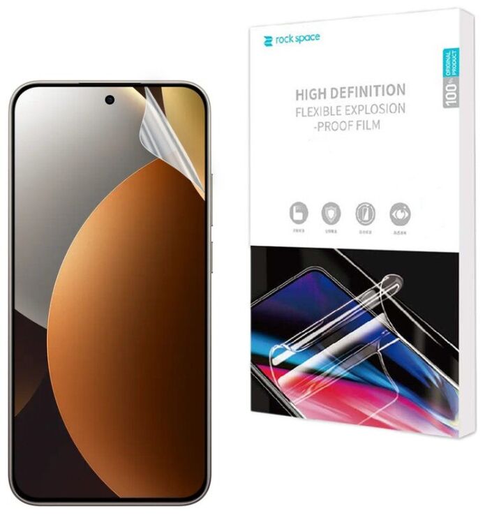 Защитная пленка на экран RockSpace Explosion-Proof SuperClear для Xiaomi Redmi Note 15 Pro 5G (411001) Защитная пленка на экран RockSpace Explosion-Proof SuperClear для Xiaomi Redmi Note 15 Pro 5G: фото 1 из 10