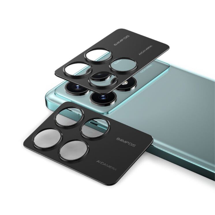 Защитная рамка IMAK Camera Styling для Xiaomi Poco X6 Pro - Black: фото 3 из 13