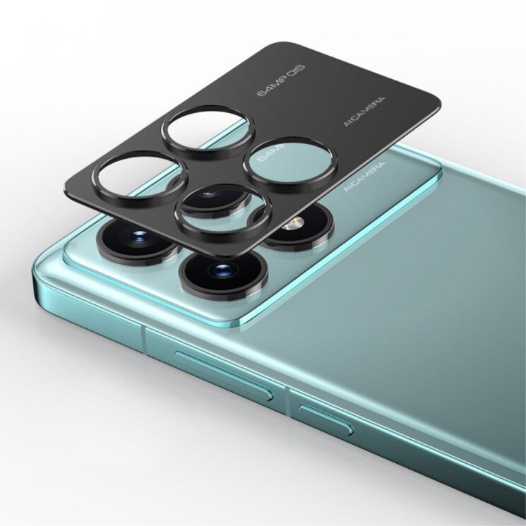 Защитная рамка IMAK Camera Styling для Xiaomi Poco X6 Pro - Black: фото 4 из 13