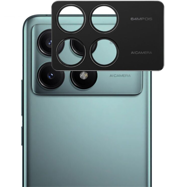 Защитная рамка IMAK Camera Styling для Xiaomi Poco X6 Pro - Black: фото 5 из 13