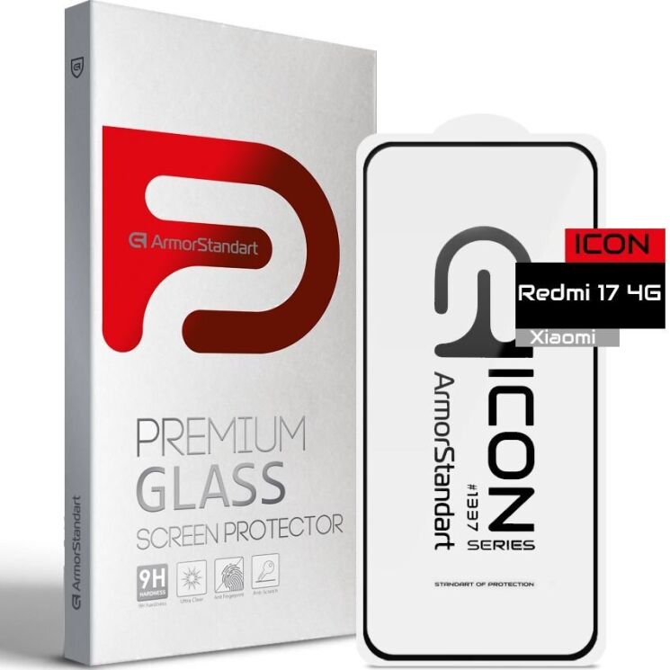 Захисне скло ArmorStandart Icon 5D для Xiaomi Redmi 17 - Black: фото 1 з 5
