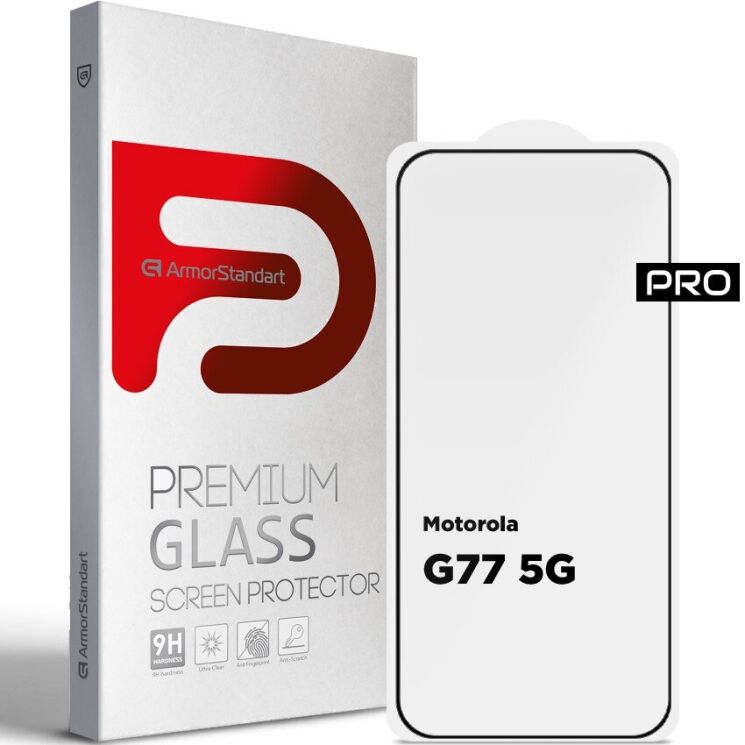 Захисне скло ArmorStandart Pro 5D для Motorola Moto G77 - Black: фото 1 з 7