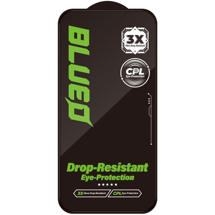 Захисне скло Blueo Drop-Resistant для iPhone 17 Pro Max / 16 Pro Max - Black: фото 2 з 4