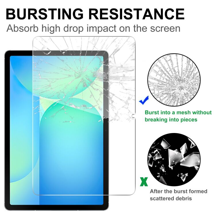 Захисне скло Deexe Clear Glass для Samsung Galaxy Tab S11 (X730/X736): фото 4 з 4