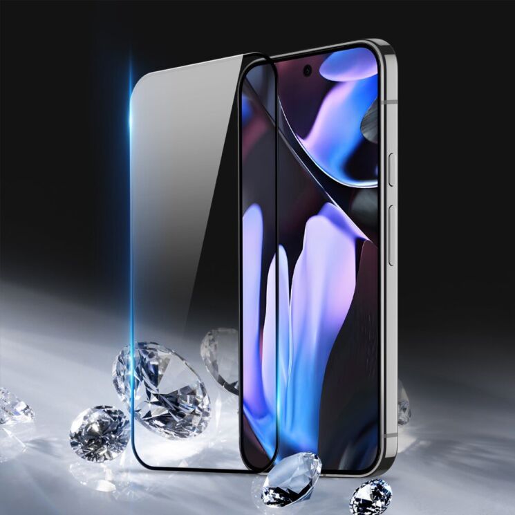 Защитное стекло DUX DUCIS Full Glue для Google Pixel 9 / 9 Pro - Black: фото 4 из 9