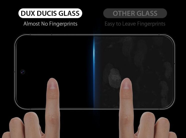 Защитное стекло DUX DUCIS Full Glue для Google Pixel 9 / 9 Pro - Black: фото 7 из 9
